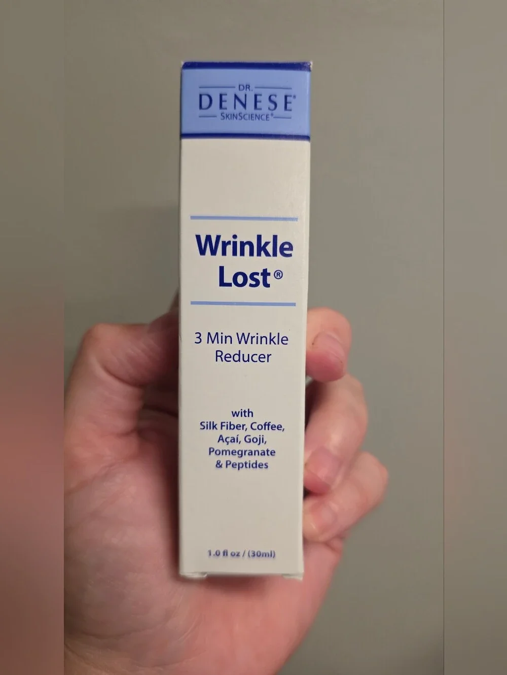 Dr. Denese SkinScience Wrinkle Lost 3 Min Wrinkle Reducer 1.0 fl oz NIB
